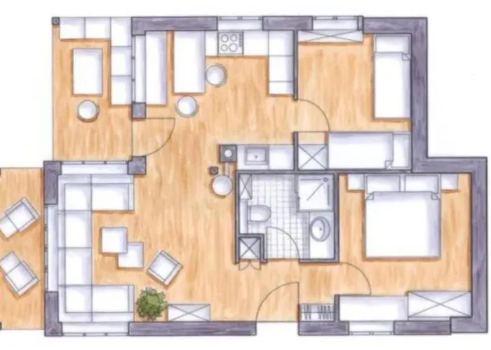 Momare- Strandhaeuser Am Hainer - - Kleineseensucht - Seeschloesschen - Glueckskind